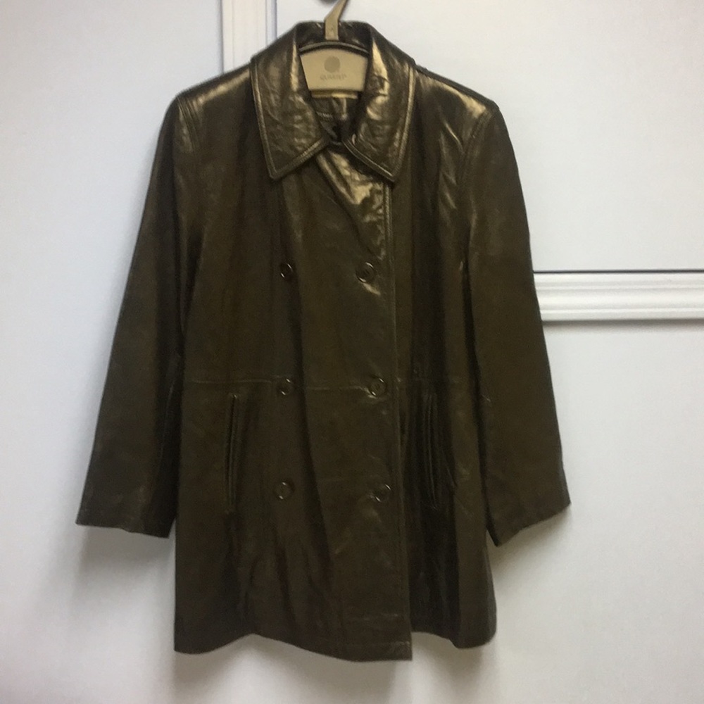 Women’s Vintage Calvin Klein Leather Coat